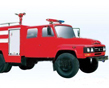 尖頭干粉消防車